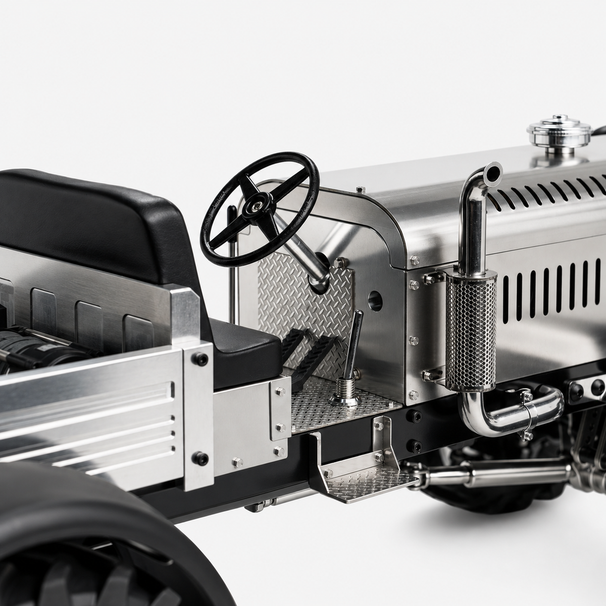 1/10 RC Tractor MD009 – 4x4 Metal Chassis, Winch, Diff Lock & Lights