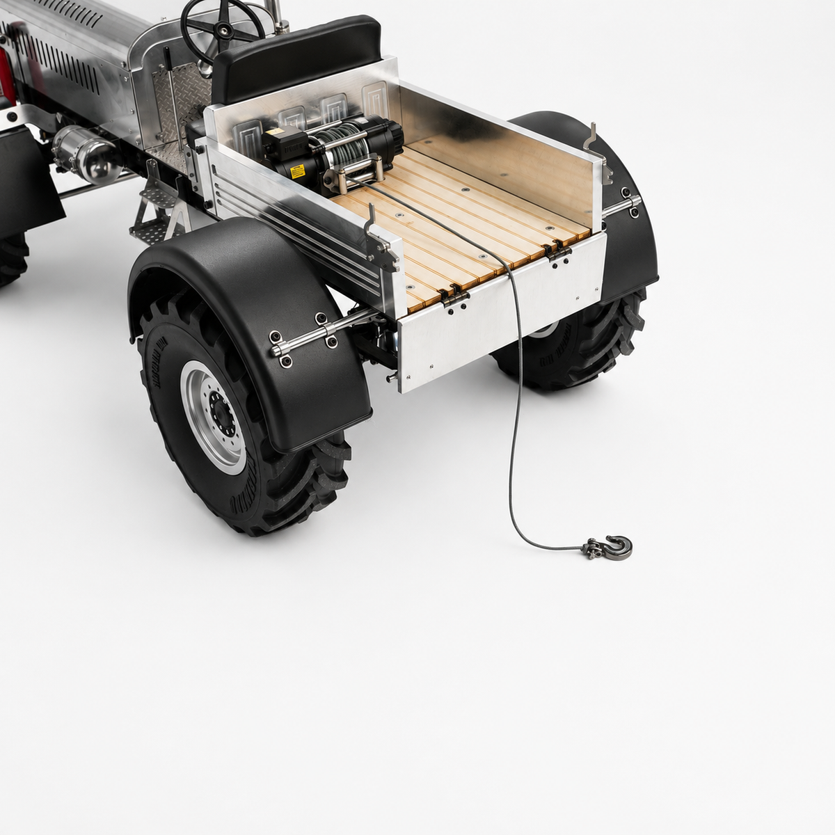 1/10 RC Tractor MD009 – 4x4 Metal Chassis, Winch, Diff Lock & Lights