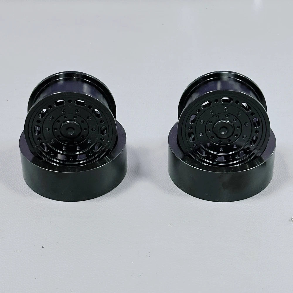 1.9inch 2PCS All Metal Wheels Hub Rim Counterweight for 1/14 Tamiya RC Truck SCANIA 770S VOLVO 750 ACTROS 3363 MAN TGX