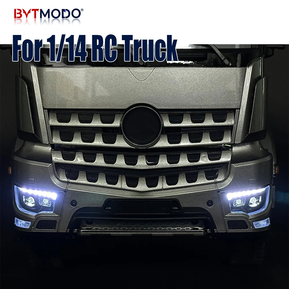 Headlight Taillight LED Light Kit Sequential Turn Signal Lamp for 1/14 Tamiya RC Truck Mercedes-Benz ACTROS 3363 Tractor Dump