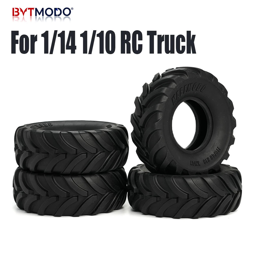 1.9 Inch Tires Crawler Tire 110mm Tyre for 1/14 1/10 Tamiya SCX10 TRX4 RC Truck Dump Tractor Crawler Climbing Off-Road