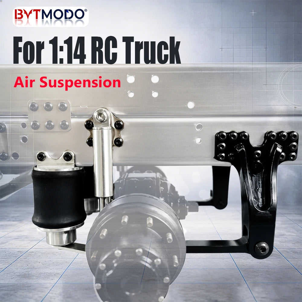 RC Scale Air Suspension Kit Assembly Air Bag for 1/14 Tamiya RC Truck Car Dump SCANIA 770S VOLVO 750 ACTROS 3363 MAN TGX