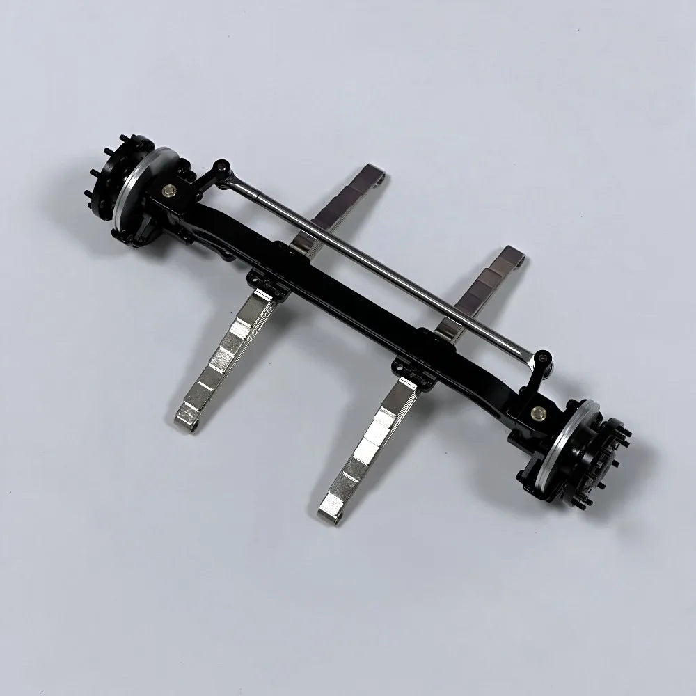 All Metal Front Axle with Leaf Spring for 1/14 Tamiya RC Truck SCANIA 770S VOLVO 750 ACTROS 3363 MAN TGX Car Parts