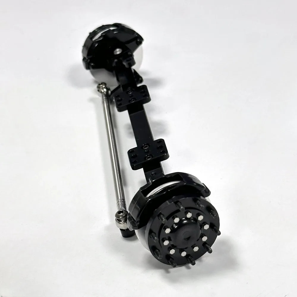 1/14 Front Axle Non-drive Axles All Metal for 1/14 Tamiya RC Truck SCANIA 770S VOLVO 750 ACTROS 3363 MAN TGX Car Parts