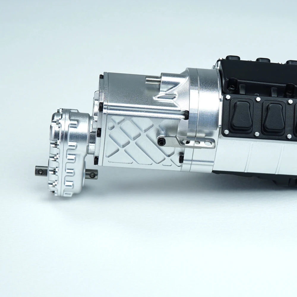 Gearbox 540 Brushed Motor with Servo 5mm Shaft Transfer Transmission for 1/14 Tamiya RC Truck Crawler Dump Tractor Tipper Actros