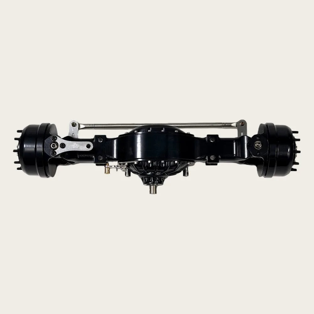 CNC Aluminum Alloy Front Portal Axle Through Axles for 1/14 Tamiya RC Truck SCANIA 770S VOLVO 750 ACTROS 3363 MAN TGX