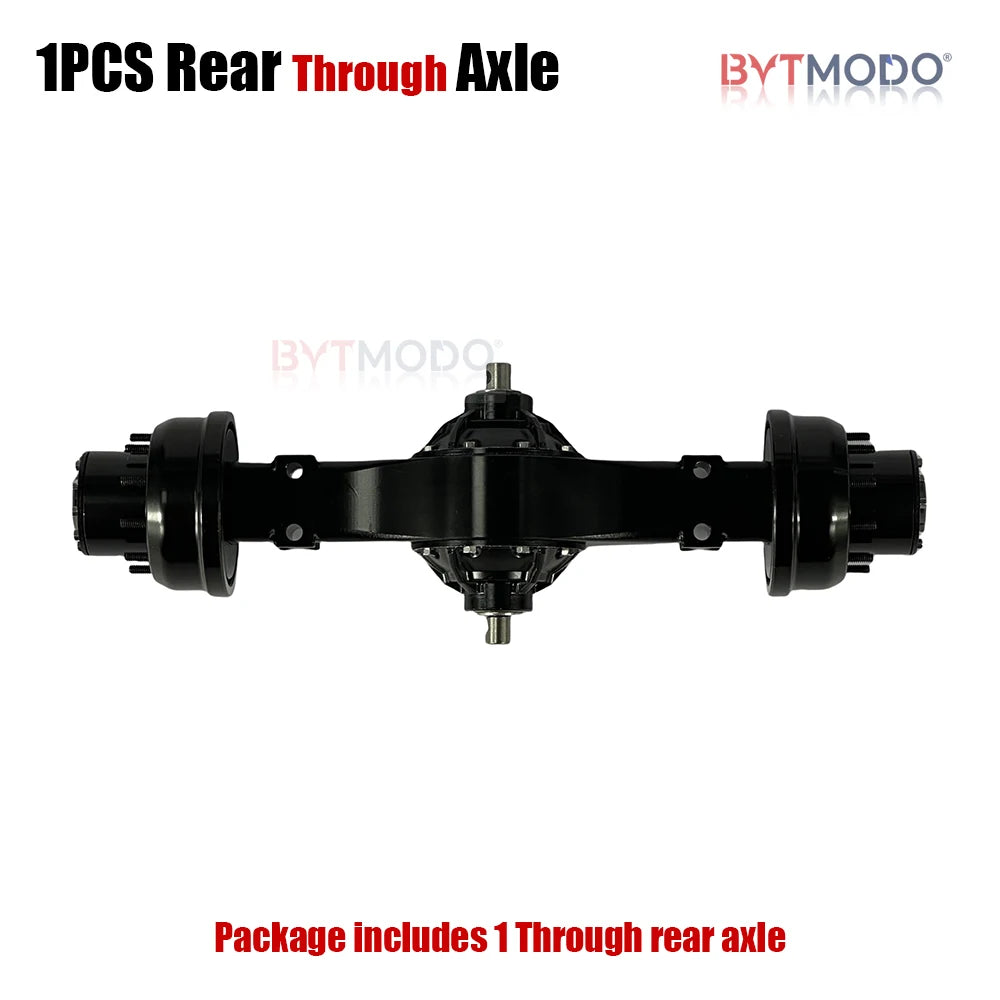 1/14 Scale Metal Rear Axle Integrated Through Axles for 1/14 Tamiya RC Truck SCANIA 770S VOLVO 750 ACTROS 3363 MAN TGX