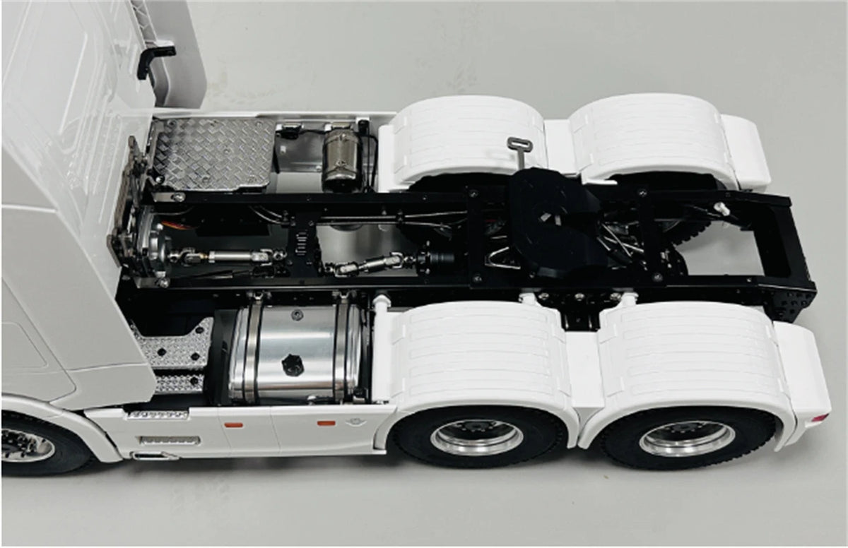50mm Battery Box All Metal Scale Air Tank for Scania 1/14 Tamiya RC Truck SCANIA 770S Hino VOLVO 750 ACTROS 3363 MAN TGX