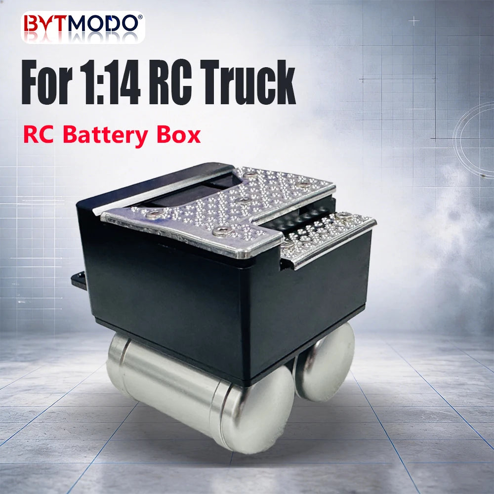 50mm Battery Box All Metal Scale Air Tank for Scania 1/14 Tamiya RC Truck SCANIA 770S Hino VOLVO 750 ACTROS 3363 MAN TGX