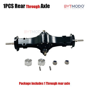 Rear Axle 1/14 All Metal Rear Through Axle Kit for 1/14 Tamiya RC Car Truck SCANIA 770S VOLVO 750 ACTROS 3363 MAN TGX