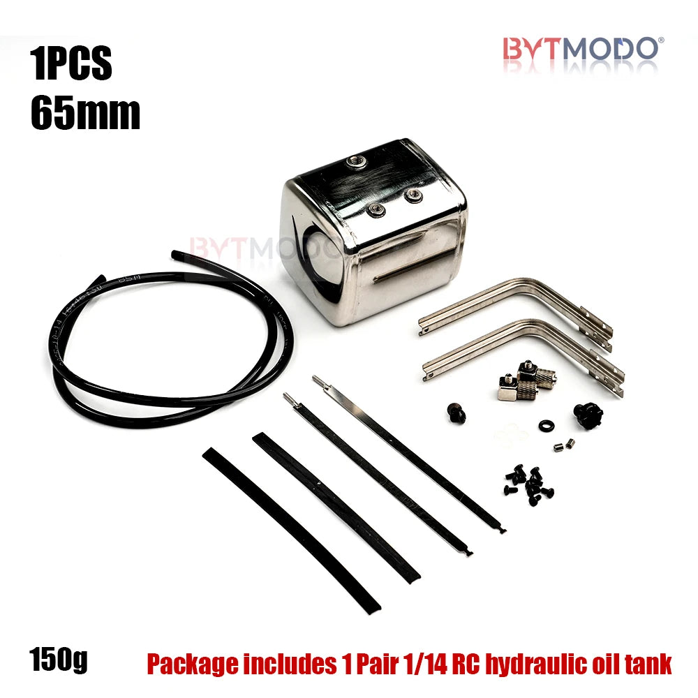 1/14 RC Hydraulic Tank Metal Oil Tank for Tamiya 1/14 Rc Tractor Truck Tipper Dumper SCANIA 770S IVECO VOLVO BENZ 3363 MAN TGX