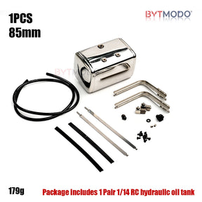 1/14 RC Hydraulic Tank Metal Oil Tank for Tamiya 1/14 Rc Tractor Truck Tipper Dumper SCANIA 770S IVECO VOLVO BENZ 3363 MAN TGX