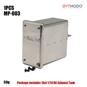RC Truck Chassis Detail Set Battery Box Servo Mount Urea Tank Air Tank for Tamiya MAN TGX 1/14 Rc Tractor Truck Tipper Dumper
