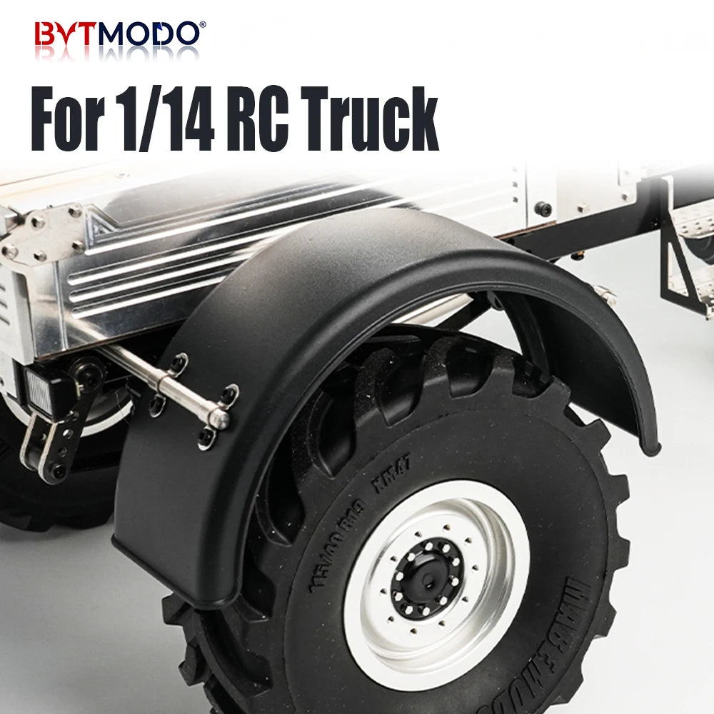 RC Truck Wheel Fender Mud Flaps Wheel Arch Mudguard Splash Guard for Tamiya 1/14 Rc Tractor Truck Tipper Dumper Dump DIY Parts