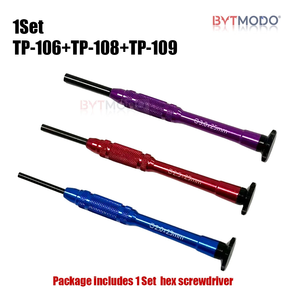 1/14 Rc Hex Screwdriver Hex Nut Driver Tools 2.0/2.5/3.0mm for 1/14 Tamiya RC Truck Crawler Dump Tractor Tipper Actros Scania