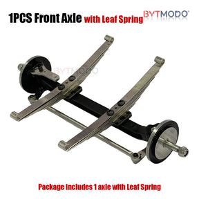 1/14 Front Axle with Leaf Spring All Metal for 1/14 Tamiya RC Truck SCANIA 770S VOLVO 750 ACTROS 3363 MAN TGX Car Parts
