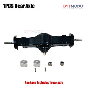 1/14 All Metal Rear Axle Integrated Through Axles for 1/14 Tamiya RC Truck SCANIA 770S VOLVO 750 ACTROS 3363 MAN TGX