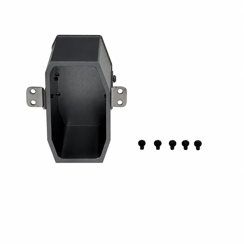 Exhaust Tank Muffler Box Aluminum Alloy for 1/14 IVECO RC Truck Tamiya SCANIA 770S Tractor VOLVO 750 ACTROS 3363 MAN TGX