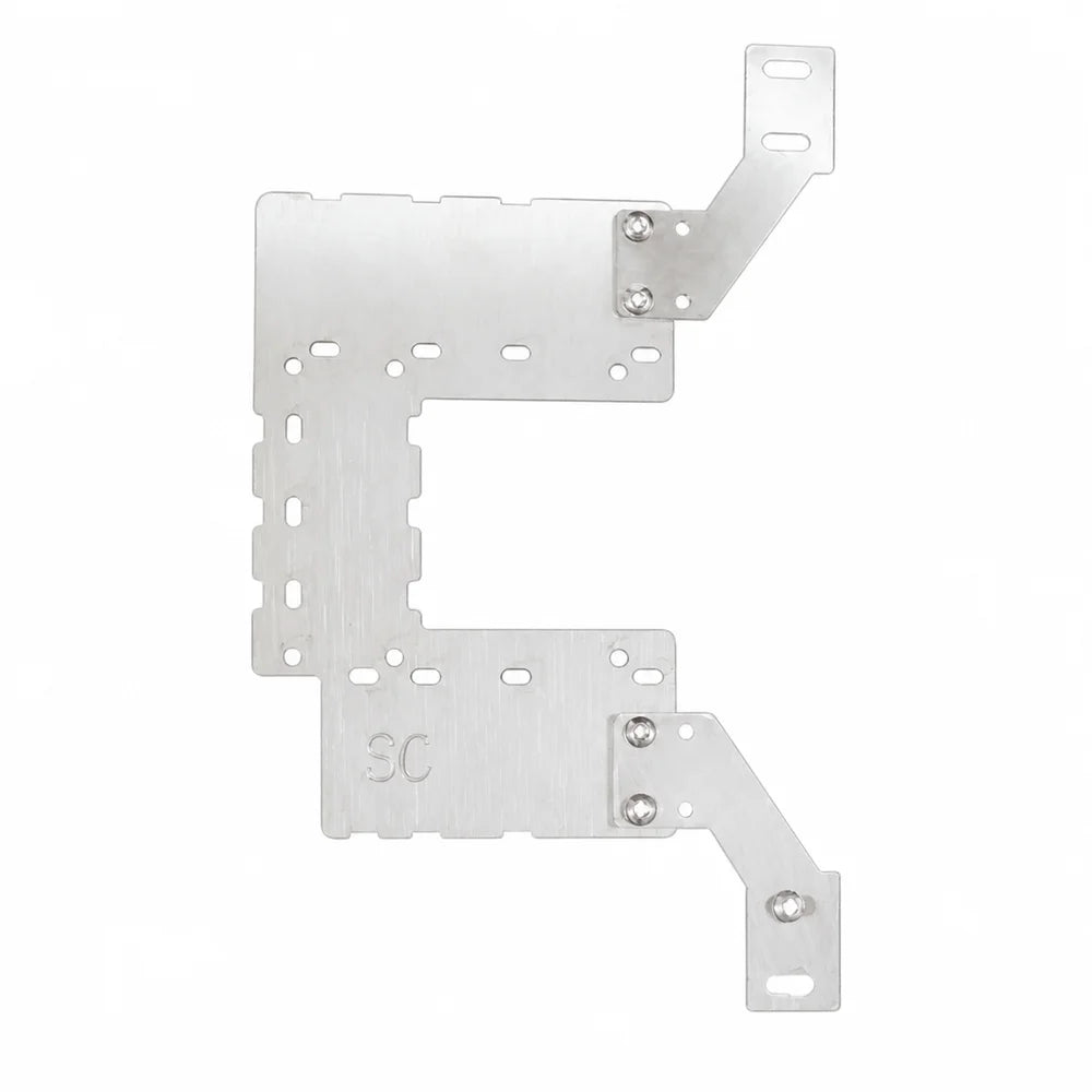 RC Stainless Steel Second Floor Plate Upper Deck for 1/14 IVECO RC Truck Upgrade Parts RC Car Dump Tamiya VOLVO ACTROS