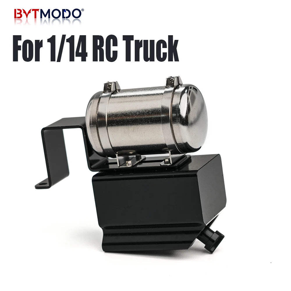 RC Truck Urea Tank Urea Solution Tank Scale DEF AdBlue Tank Aluminum Alloy for Tamiya MAN 1/14 Rc Tractor Truck Tipper Dumper