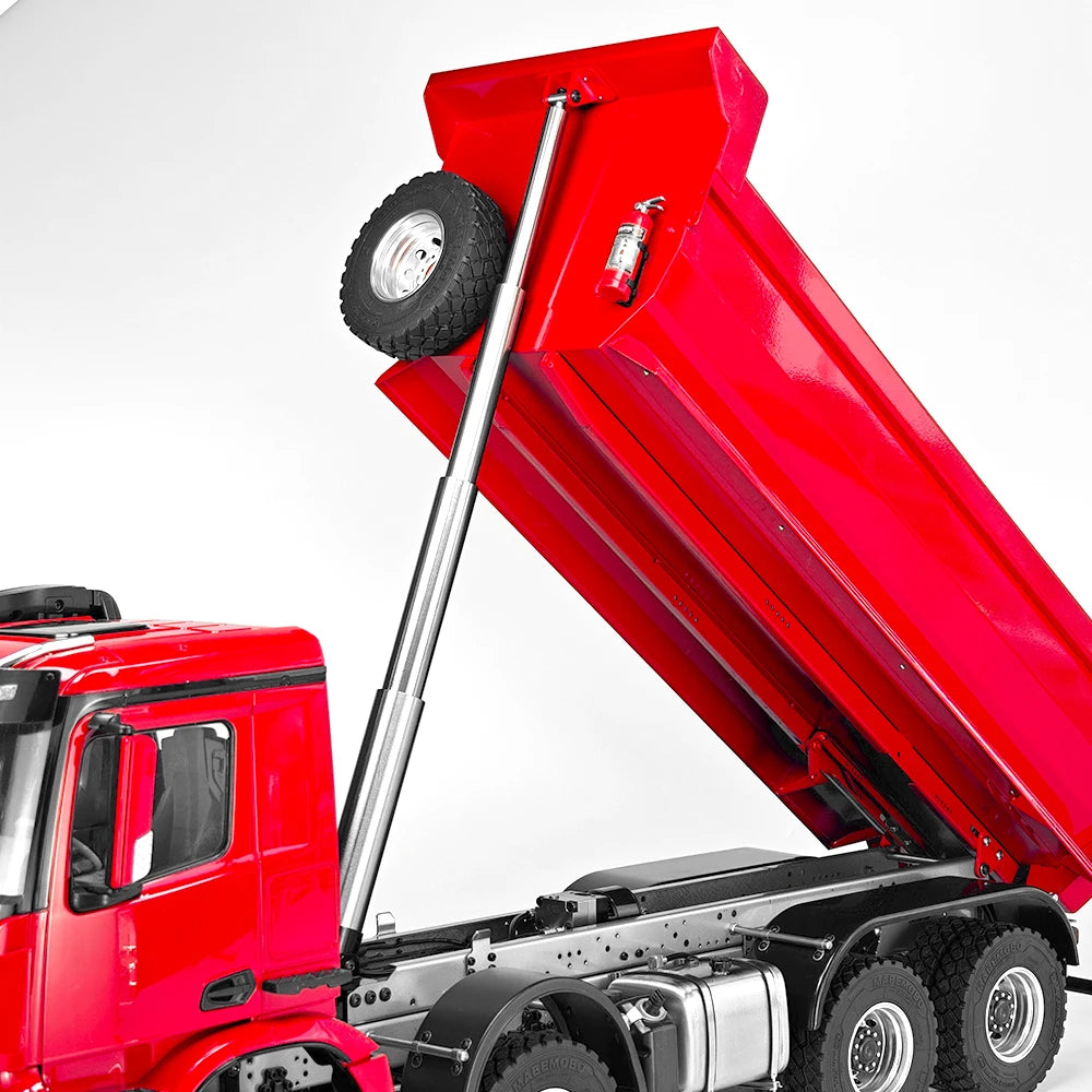 1/14 Front Hydraulic Dump Cylinder System 8×8 6×6 4×4 for 1/14 Tamiya RC Truck Dump Tractor Tipper Actros Scania Volvo IVECO DIY