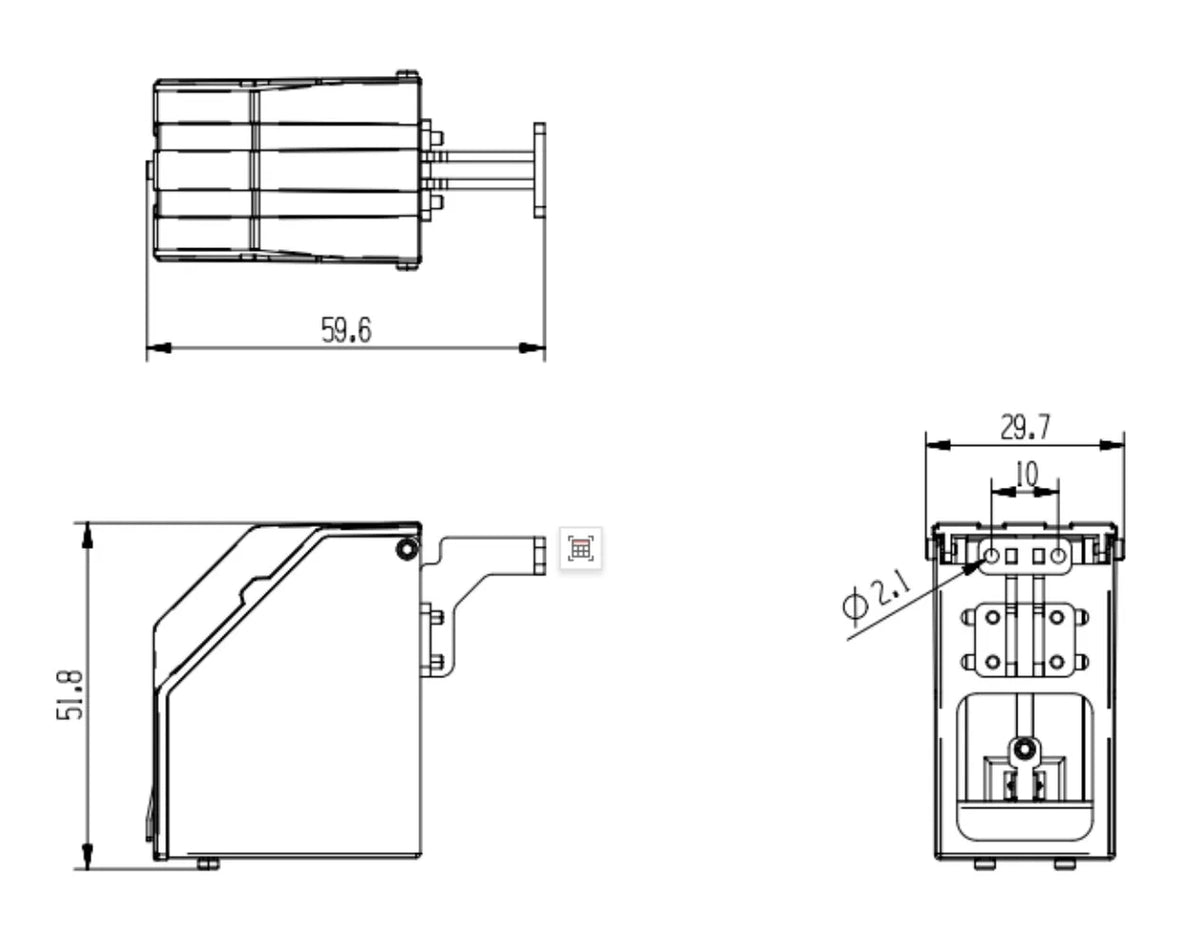 Battery Box Chassis Battery Case for 1/14 Mercedes Benz RC Truck Tamiya SCANIA 770S Hino VOLVO 750 ACTROS 3363 MAN TGX