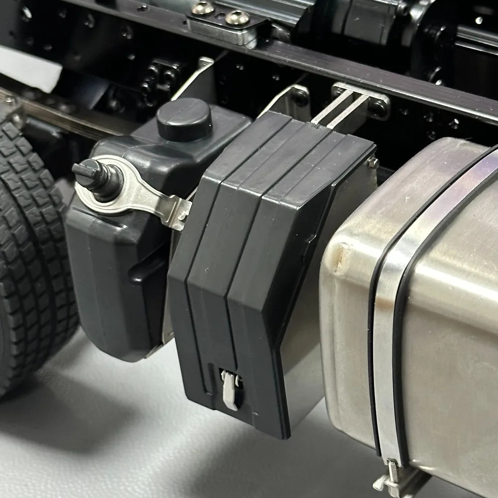 Battery Box Chassis Battery Case for 1/14 Mercedes Benz RC Truck Tamiya SCANIA 770S Hino VOLVO 750 ACTROS 3363 MAN TGX
