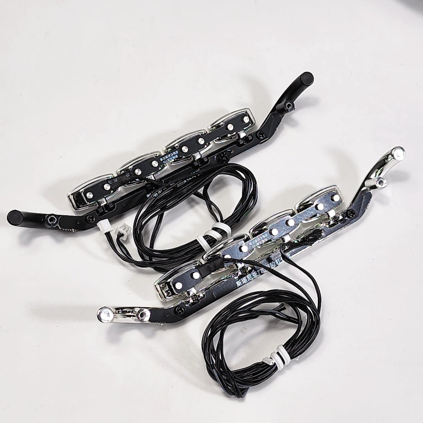 1/14 Scale LED Light Bar Set for Scania 770S Truck Bumper - Curved Spotlights with Wiring Harness