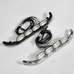 1/14 Scale LED Light Bar Set for Scania 770S Truck Bumper - Curved Spotlights with Wiring Harness