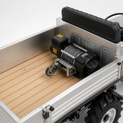 1/10 RC Tractor MD009 – 4x4 Metal Chassis, Winch, Diff Lock & Lights