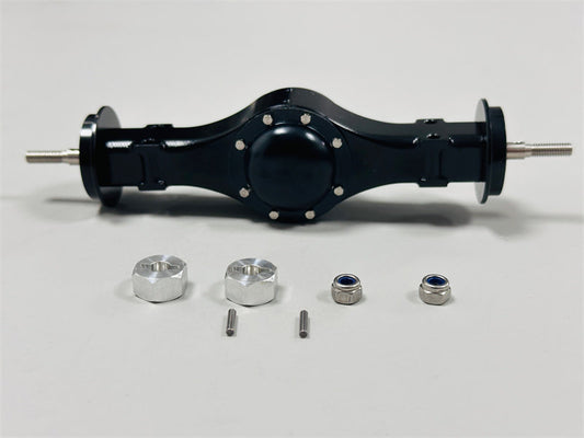 1/14 Scale Metal Solid Axle Assembly for Tamiya TM Tractor Trucks - Upgraded RC Drive Axle Kit