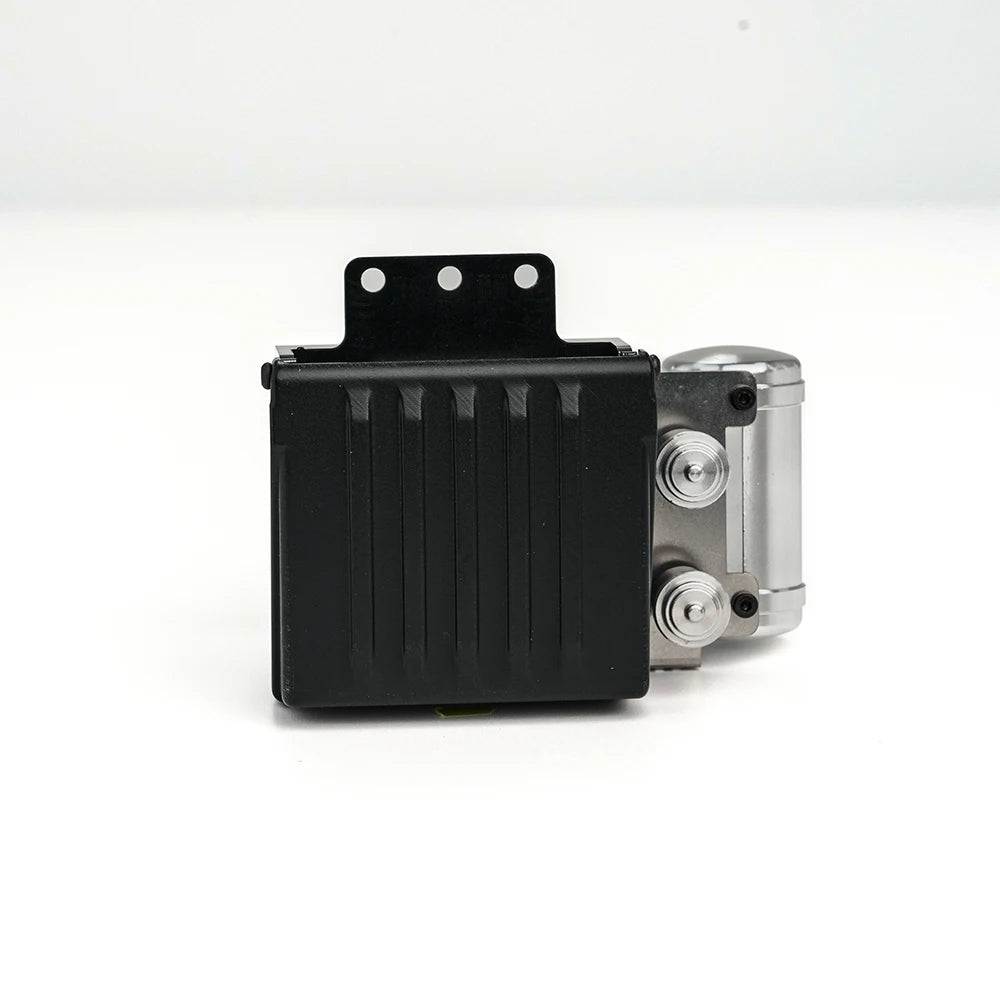RC Truck Battery Box Metal with Air Tanks Servo Mount Bracket Aluminum Alloy for Tamiya MAN 1/14 Rc Tractor Truck Tipper Dumper