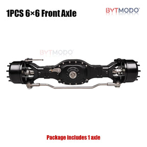 6x6 Front Axle Diff Lock 6WD CNC Aluminum Alloy for 1/14 Tamiya RC Truck Crawler SCANIA 770S VOLVO 750 ACTROS 3363 MAN