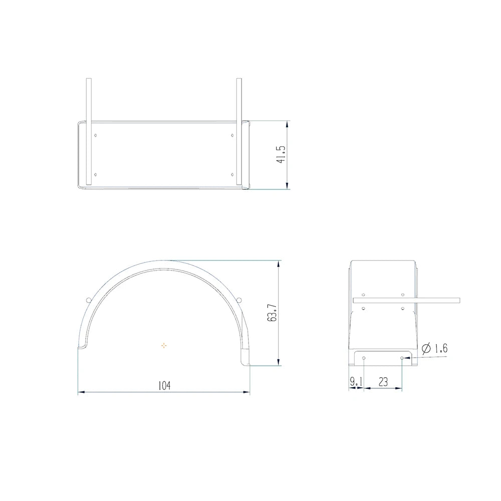 RC Truck Wheel Fender Mud Flaps Wheel Arch Mudguard Splash Guard for Tamiya 1/14 Rc Tractor Truck Tipper Dumper Dump DIY Parts