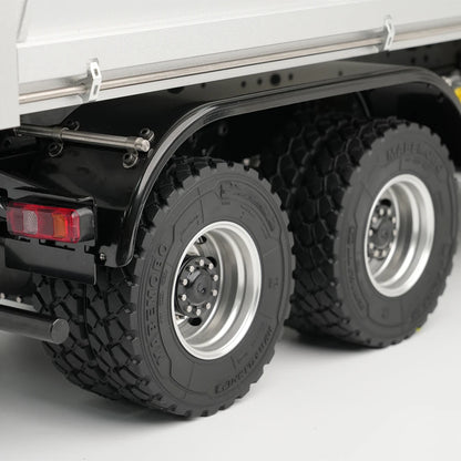1/14 Truck Tires Off-Road Tire 22/28mm Block Tread Tyre for 1/14 Tamiya RC Truck Tractor Tipper Dump SCANIA VOLVO BENZ MAN TGX