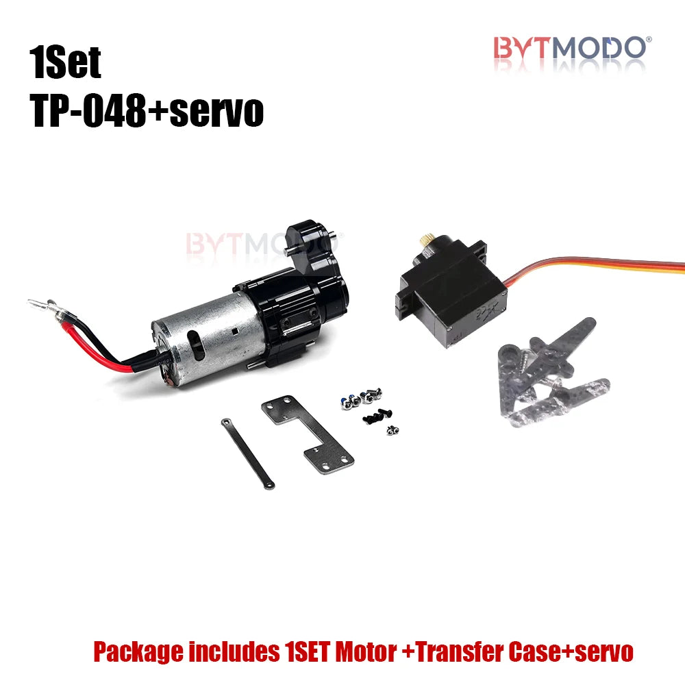 Gearbox 540 Brushed Motor 5mm Shaft Transfer Transmission for 1/14 Tamiya RC Truck Crawler Dump Tractor Tipper Actros Scania DIY