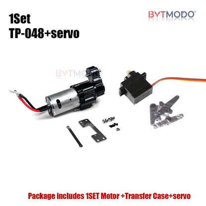 Gearbox 540 Brushed Motor 5mm Shaft Transfer Transmission for 1/14 Tamiya RC Truck Crawler Dump Tractor Tipper Actros Scania DIY