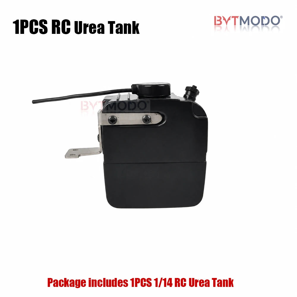 Urea Tank DEF AdBlue Tank Black ABS for 1/14 IVECO RC Truck Tamiya SCANIA 770S Tractor VOLVO 750 ACTROS 3363 MAN TGX