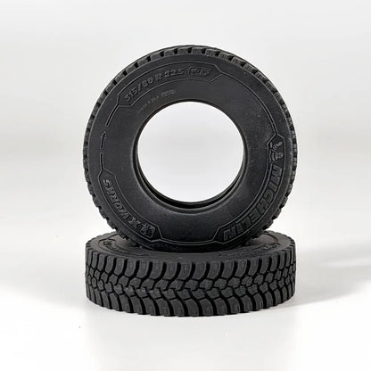 2Pcs 20mm/28mm Rubber Tires for 1/14 Tamiya RC Truck Tipper SCANIA 770S VOLVO BENZ MAN TGX Car Wheel Hub Accessories
