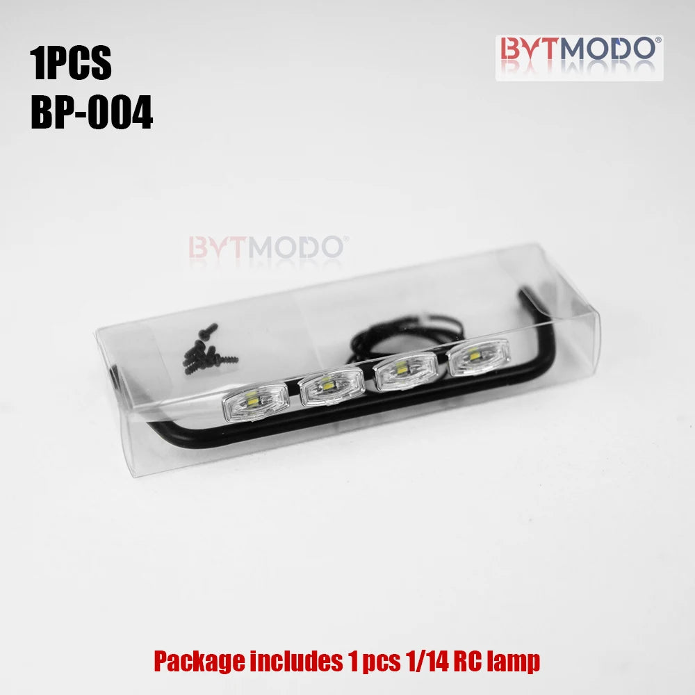 LED Roof Light Bar Spotlights Cab Top Lights for 1/14 RC Truck Mercedes-Benz ACTROS 3363 Car Tractor Dump Tamiya VOLVO MAN DIY