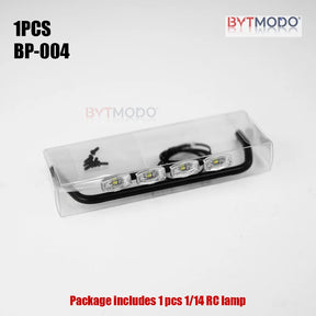 LED Roof Light Bar Spotlights Cab Top Lights for 1/14 RC Truck Mercedes-Benz ACTROS 3363 Car Tractor Dump Tamiya VOLVO MAN DIY