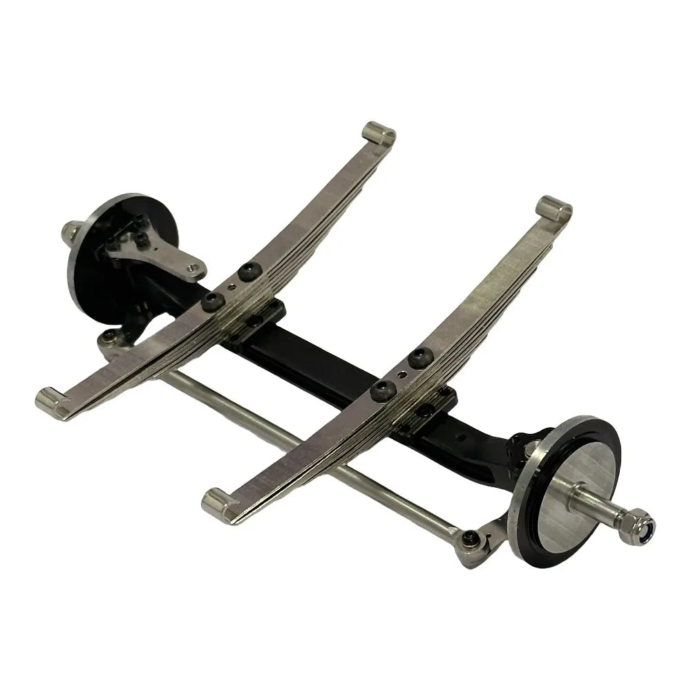 1/14 Front Axle with Leaf Spring All Metal for 1/14 Tamiya RC Truck SCANIA 770S VOLVO 750 ACTROS 3363 MAN TGX Car Parts