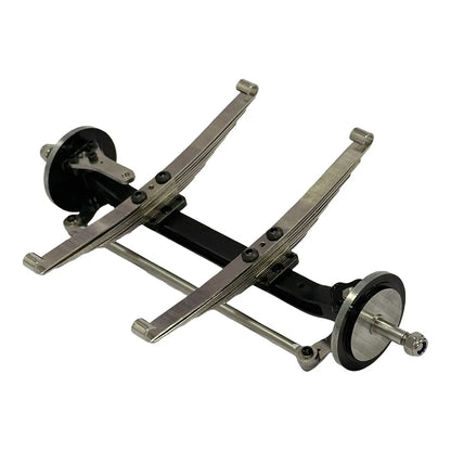 1/14 Front Axle with Leaf Spring All Metal for 1/14 Tamiya RC Truck SCANIA 770S VOLVO 750 ACTROS 3363 MAN TGX Car Parts