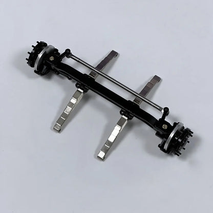 All Metal Front Axle with Leaf Spring for 1/14 Tamiya RC Truck SCANIA 770S VOLVO 750 ACTROS 3363 MAN TGX Car Parts
