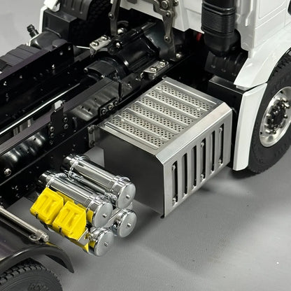 RC Metal Air Tank Quad Air Reservoir for 1/14 Mercedes Benz RC Tractor Truck Tamiya 770S VOLVO 750 ACTROS 3363 MAN TGX