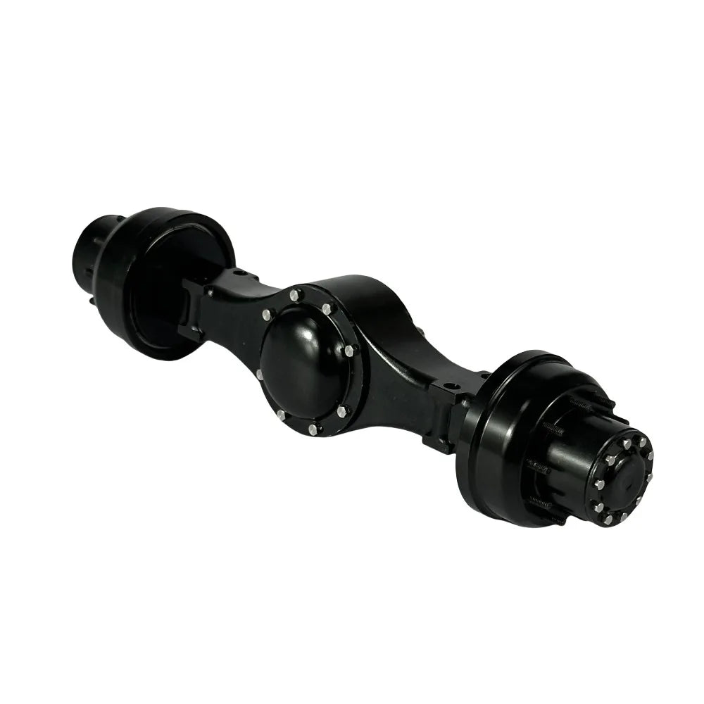 1/14 Scale Metal Rear Axle Integrated Through Axles for 1/14 Tamiya RC Truck SCANIA 770S VOLVO 750 ACTROS 3363 MAN TGX