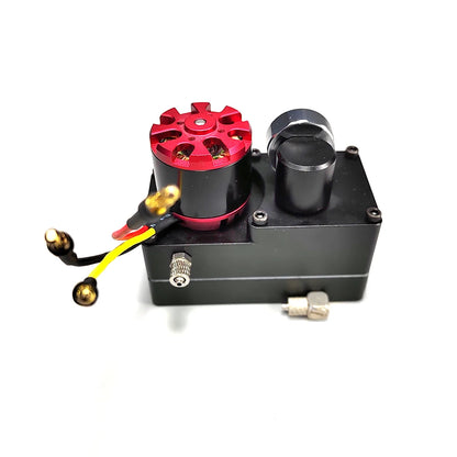 1/14 Hydraulic Pump Brushless Oil Pump Built-in Fuel Tank Adjustable for 1/14 RC R926 Excavator Digger Loader Dump Tamiya Truck