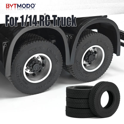1/14 Truck Tire Off-Road Gravel Tyres 22mm 28mm for 1/14 Tamiya RC Truck Tipper Dump SCANIA 770S 3363 IVECO VOLVO BENZ MAN TGX