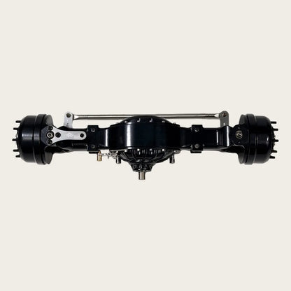 CNC Aluminum Alloy Front Portal Axle Through Axles for 1/14 Tamiya RC Truck SCANIA 770S VOLVO 750 ACTROS 3363 MAN TGX