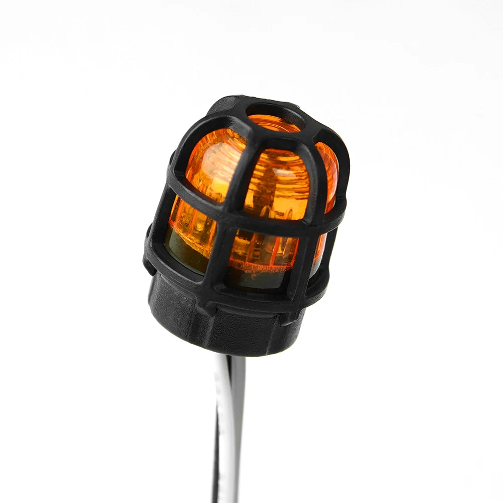 1pcs 360 Degree Rotating Light RC LED Engineering Lamp for 1/14 Tamiya RC Truck Crawler Dump Tractor Tipper Actros Scania DIY